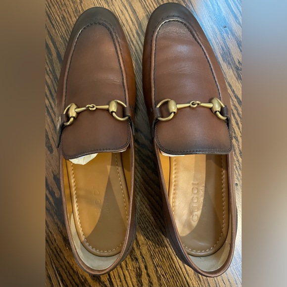 Gucci Men's Jordaan Leather Loafers - Picture 10 of 11